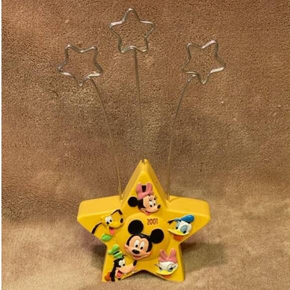 Vintage Hallmark Mickey & Friends Star Photo/Note Holder (2001) - Picture 1 of 6
